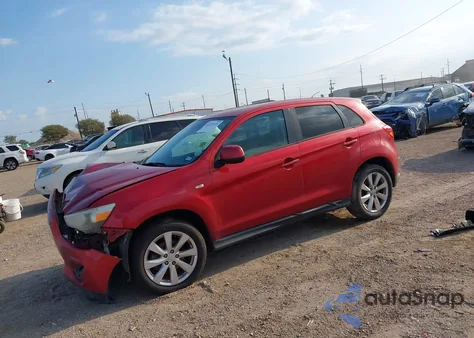 2015 Mitsubishi Outlander Sport Es z USA, uszkodzony, nr VIN 4A4AP3AU8FE012971